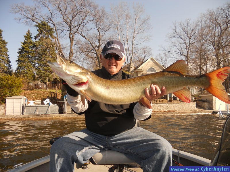 Northern Indiana Spring Musky Fishing
