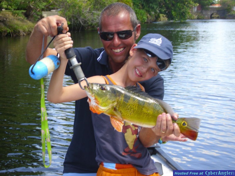 Miami Peacock Bass fishing