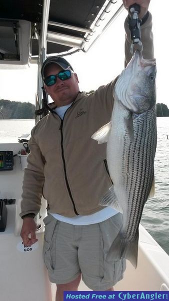 Lake Lanier, GA - Striper Fishing