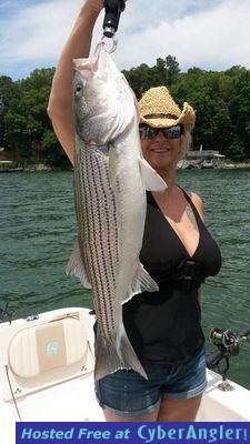 Lake Lanier, GA - Striper Fishing