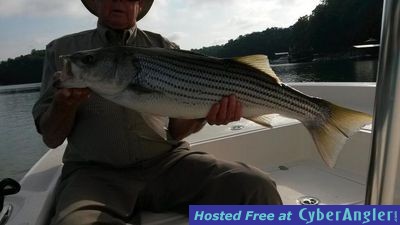 Lake Lanier, GA - Striper Fishing