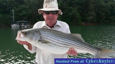 Lake Lanier, GA - Striper Fishing