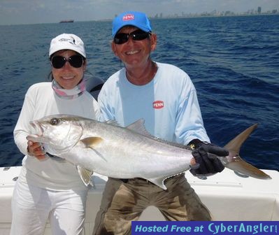 Hong B and Captain Dave w/Another Amberjack
