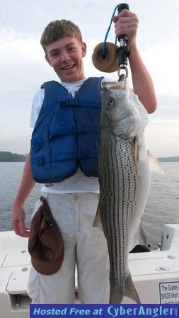 Striper Fishing on Lake Lanier, Georgia