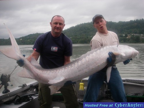 Vancouver, BC  Sturgeon fishing