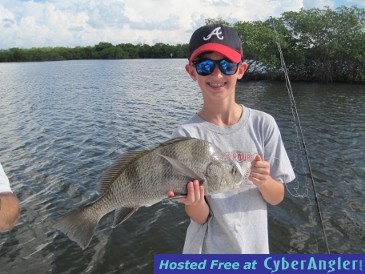 23-inch black drum