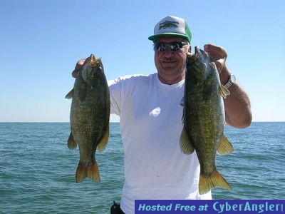 Smallmouth Bass fishing on Lake Erie - Erie Quest Charters