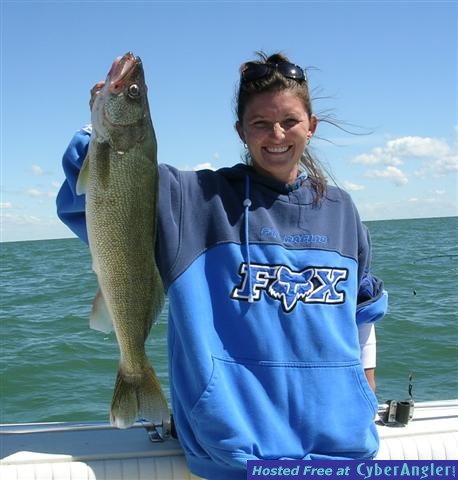 Lake Erie walleye fishing