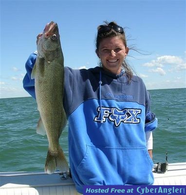 Lake Erie walleye fishing