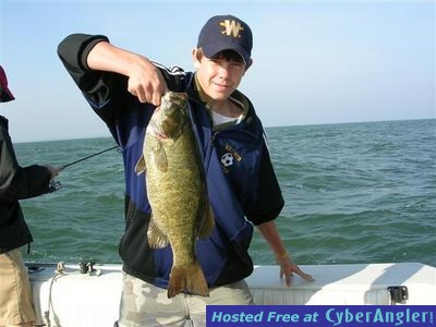 Lake Erie smallmouth bass fishing