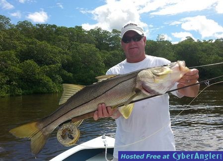 Big Fly Rod Snook in Naples, FL