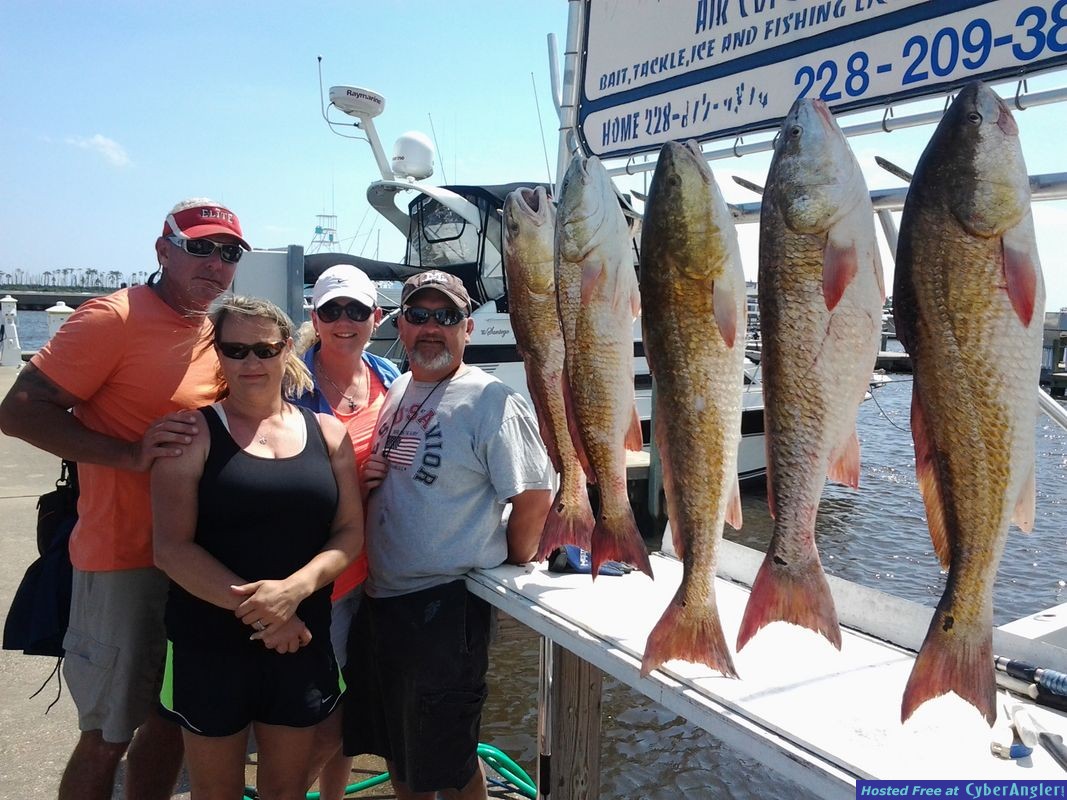 dominator charters redfish limit Biloxi