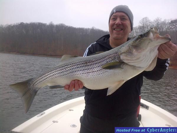 Striper Fishing on Lake Lanier, Georgia