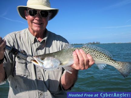 Capt. Rick Grassett Gasparilla Sound CAL shad trout