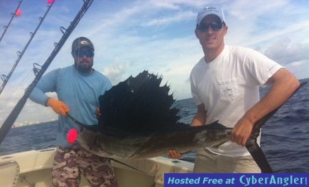 Ft. Lauderdale fishing trips with cooler weather brings Sailfish action