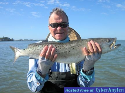 Nick Reding Sarasota Bay Grassett Flats Minnow fly big trout