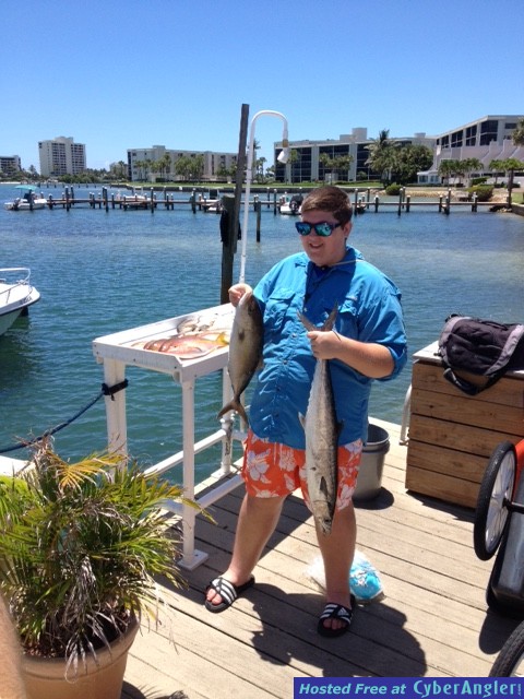 First Time Angler Catches a Mess