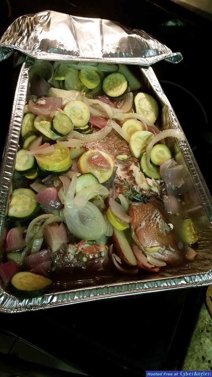 Cooked snapper
