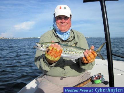 LynnSkipper Sarasota Bay Clouser fly Spanish mackerel
