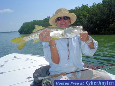 Nini Seaman 1st fly snook