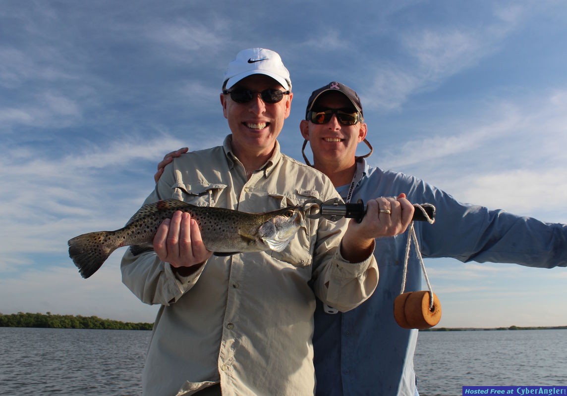 Seatrout on shrimp
