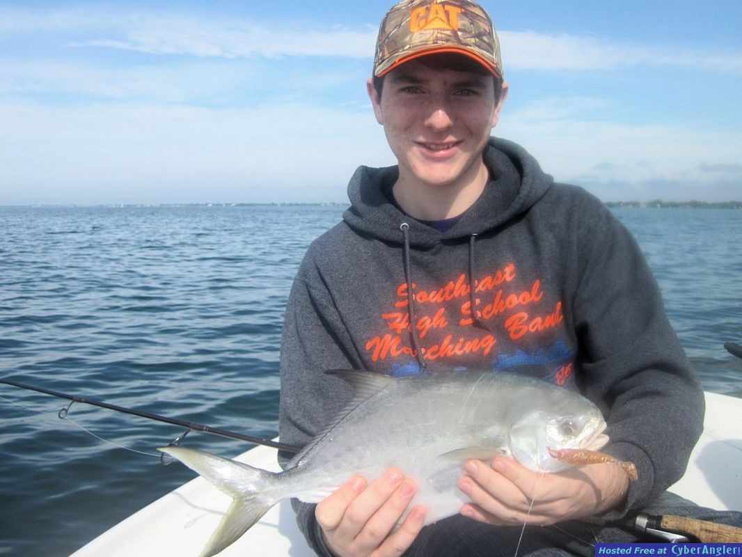 Adam Manning Sarasota Bay CAL shad pompano