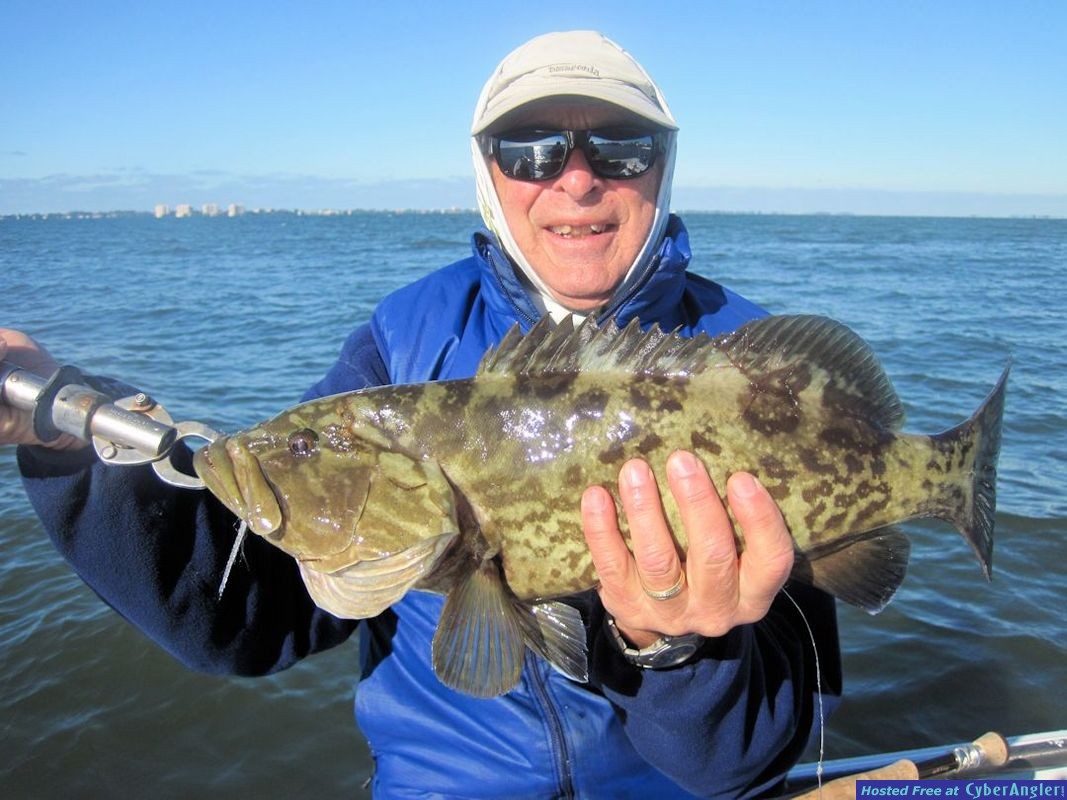 Dean Fields Sarasota Bay Ulrea Hair Clouser fly grouper