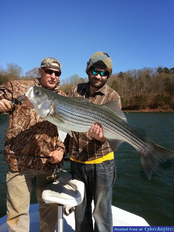 Fishing Lake Hartwell, GA