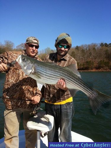 Fishing Lake Hartwell, GA