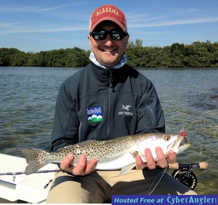 Ryan Pflugner Sarasota Bay Grassett Flats Bunny fly trout