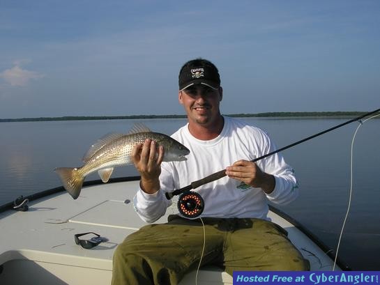 Capt. Joe Costadura holds a Flamingo Redfish!