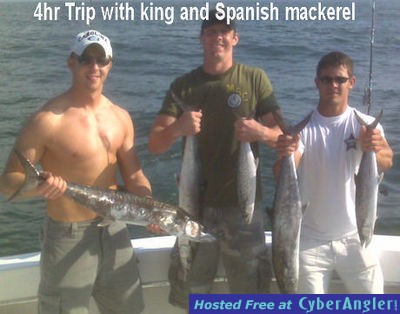 king mackerel and Spanish mackerel in Gulf Shores