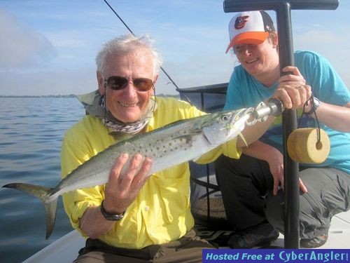 Tony Merlis Sarasota Bay Ultra Hair Clouser fly Spanish mackerel