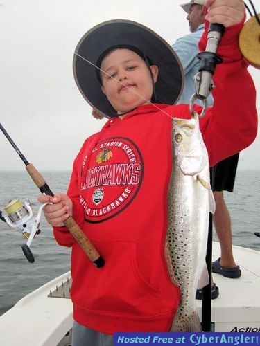 Wyatt Baumeyer Sarasota Bay CAL shad trout