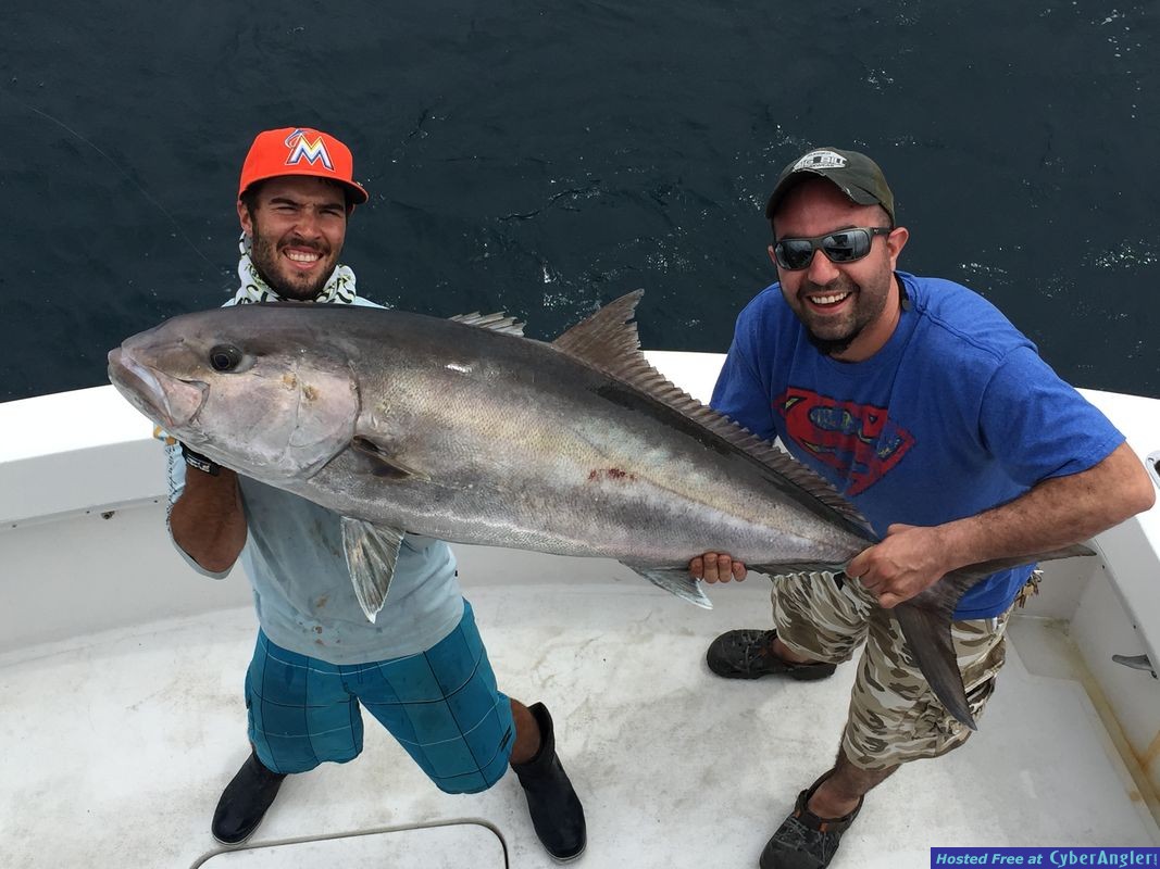 Superman caught an amberjack