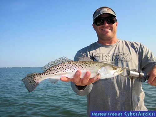 Jamie Carver Sarasota Bay CAL Shad trout