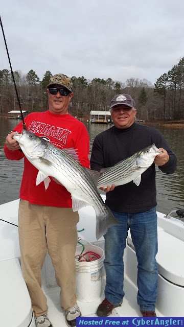 Fishing Lake Hartwell, GA