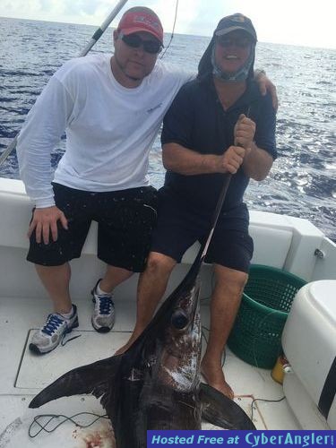 Nice swordfish catch in Ft Lauderdale
