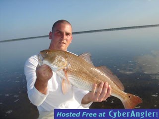 Grant with a nice Flamingo Redfish!