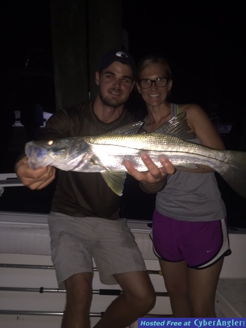 Night Snook with my Girl