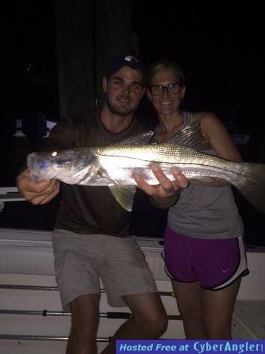 Night Snook with my Girl
