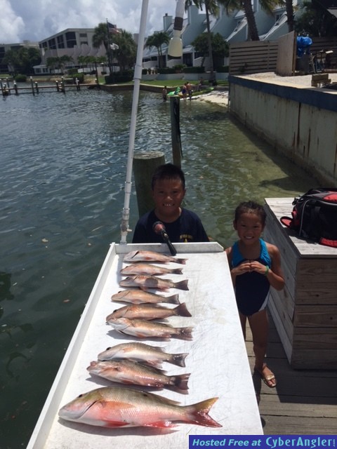 Friday Inshore Snapper action!