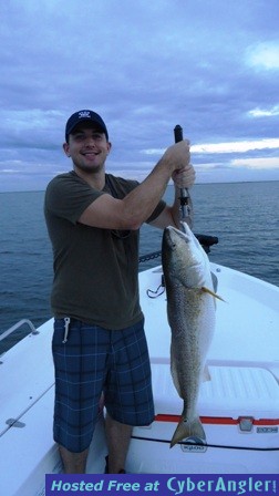 steves first redfish in Venice LA