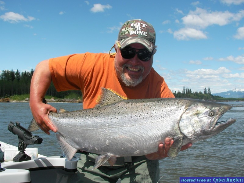 Chinook Salmon Guided Fishing Terrace BC Canada