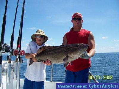 Grouper Caught on the C.A.T. Boat