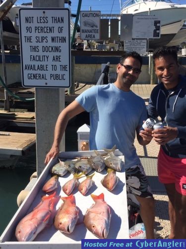 Alex and Sanders First Offshore Trip