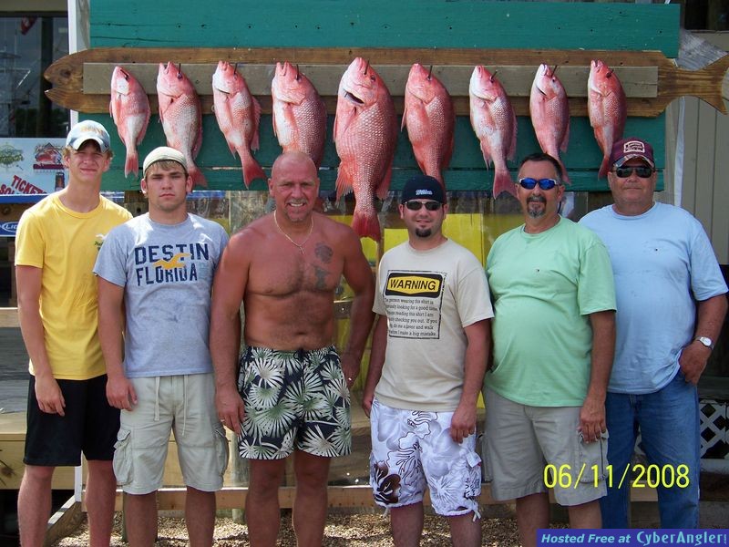 Red Snapper Weighed for the Tournament