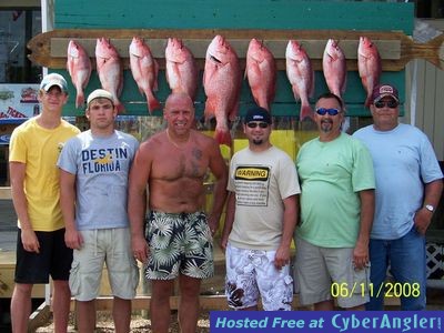 Red Snapper Weighed for the Tournament