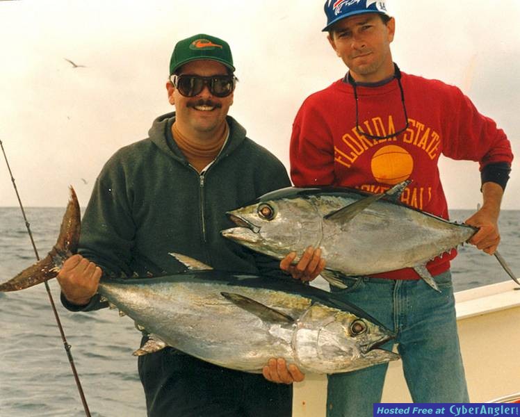 Kelly & Rudy with a pair of Blackfins