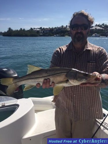 Steve's  first snook